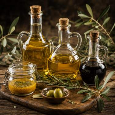 Oils, Vinegars & Dressings الزيوت، الخل والصوص
