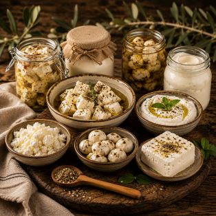 Dairy & Traditional Preserves الأجبان والألبان البلدية