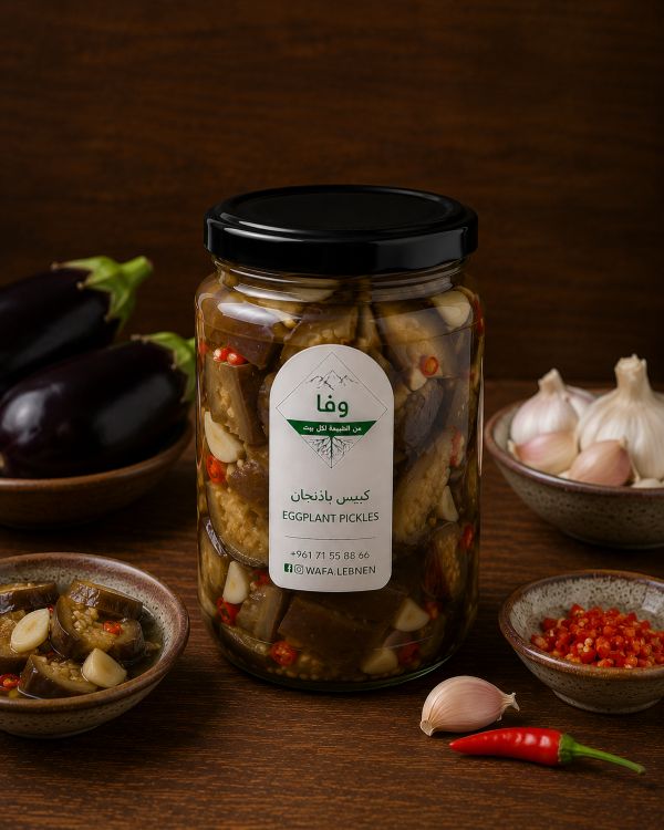 Eggplant Pickles (كبيس باذنجان)