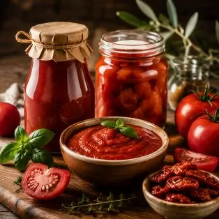 منتجات البندورة والصلصات