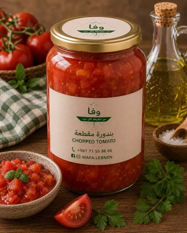 بندورة مقطعة