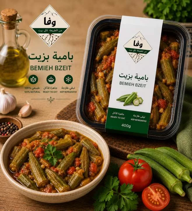 بامية بزيت